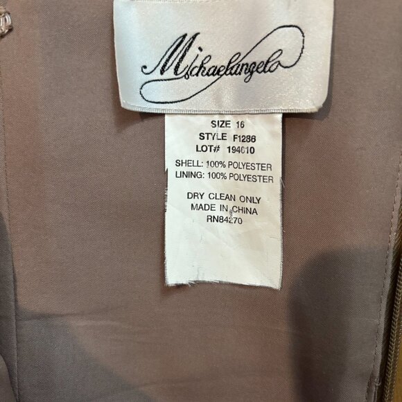 Strapless Evening Gown Size 16 - Picture 6 of 6